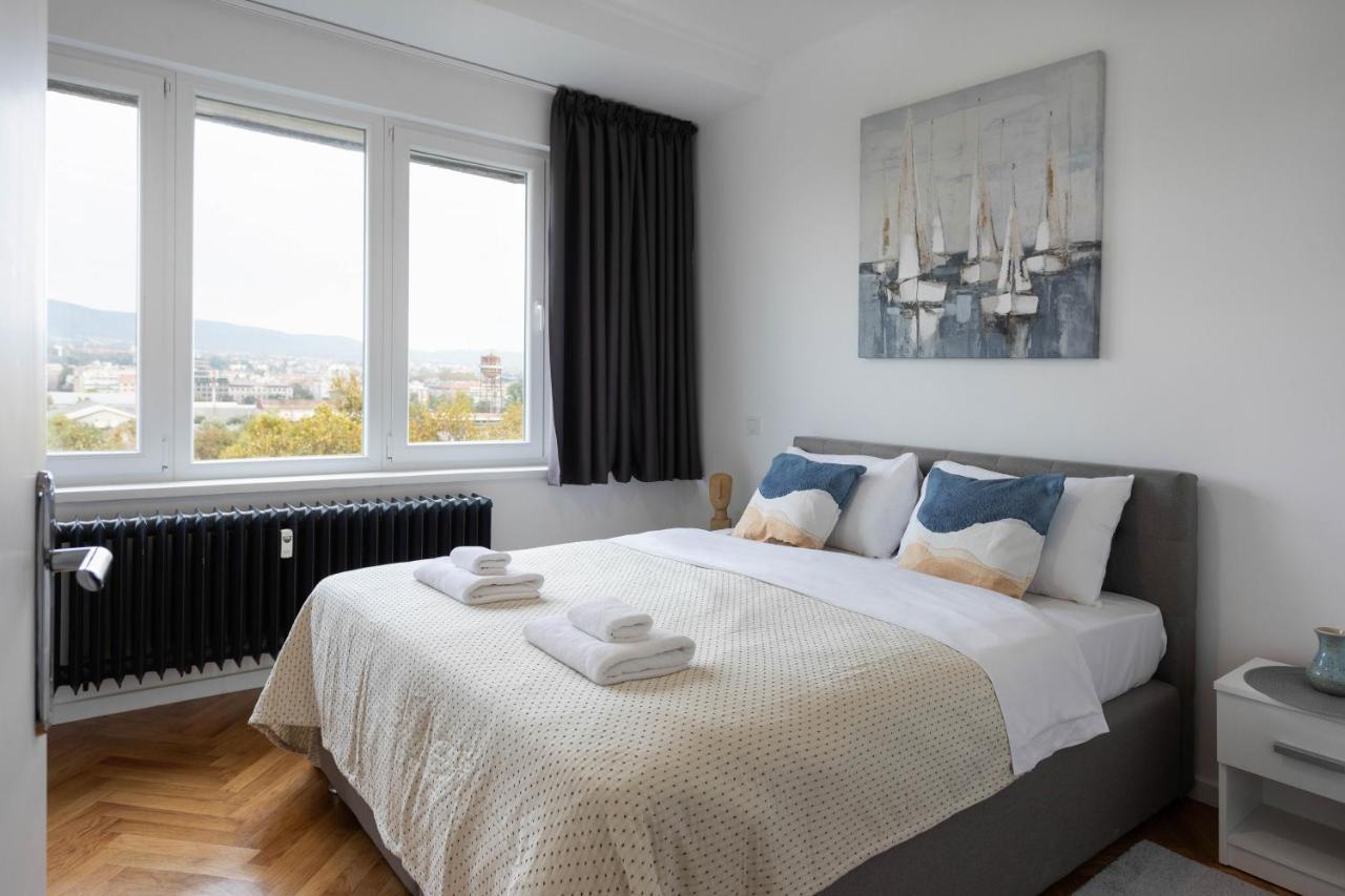 Spacious 2Bdr Apartment- Skyline View Záhřeb Exteriér fotografie