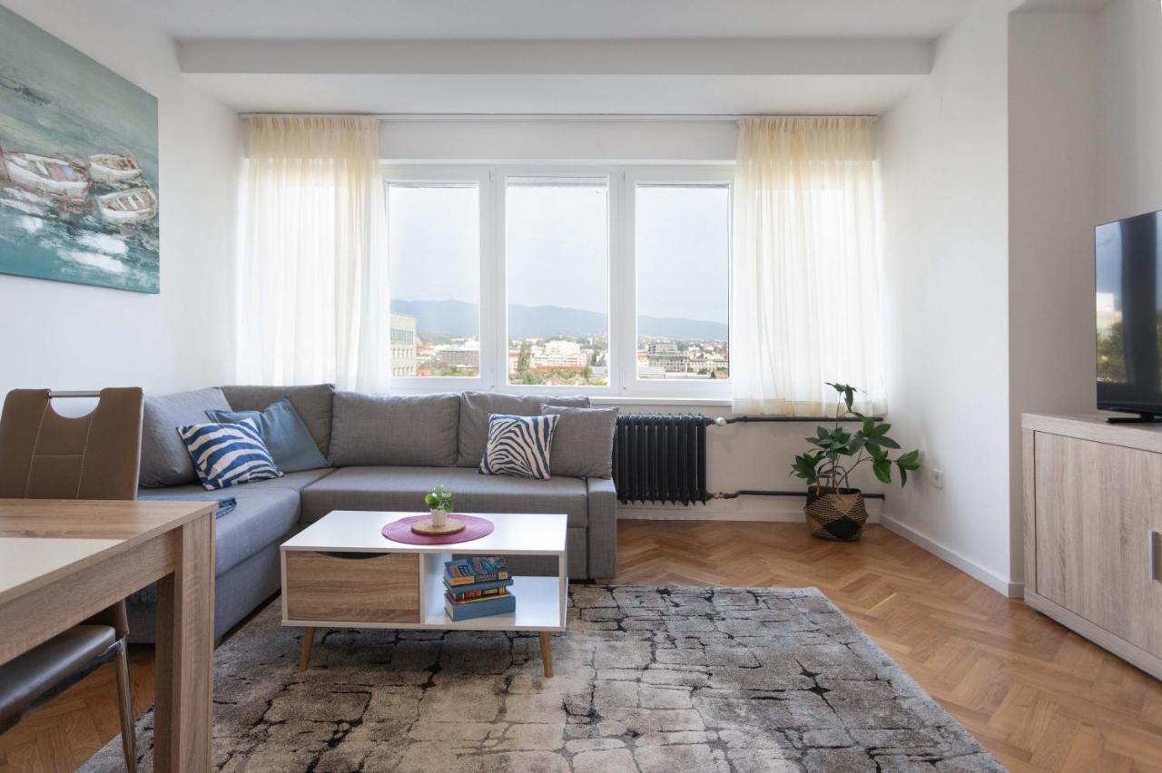 Spacious 2Bdr Apartment- Skyline View Záhřeb Exteriér fotografie